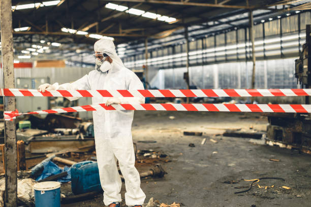 Professional Infectious Disease Decontamination technician working in Hobart, IN